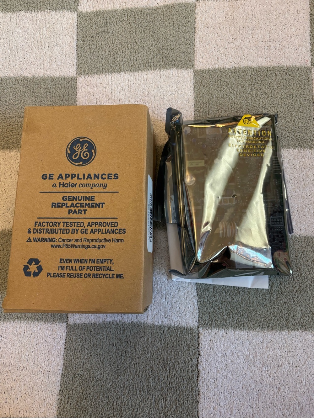 NEW GE Appliances Genuine Replacement Part - GE DISHWASHER